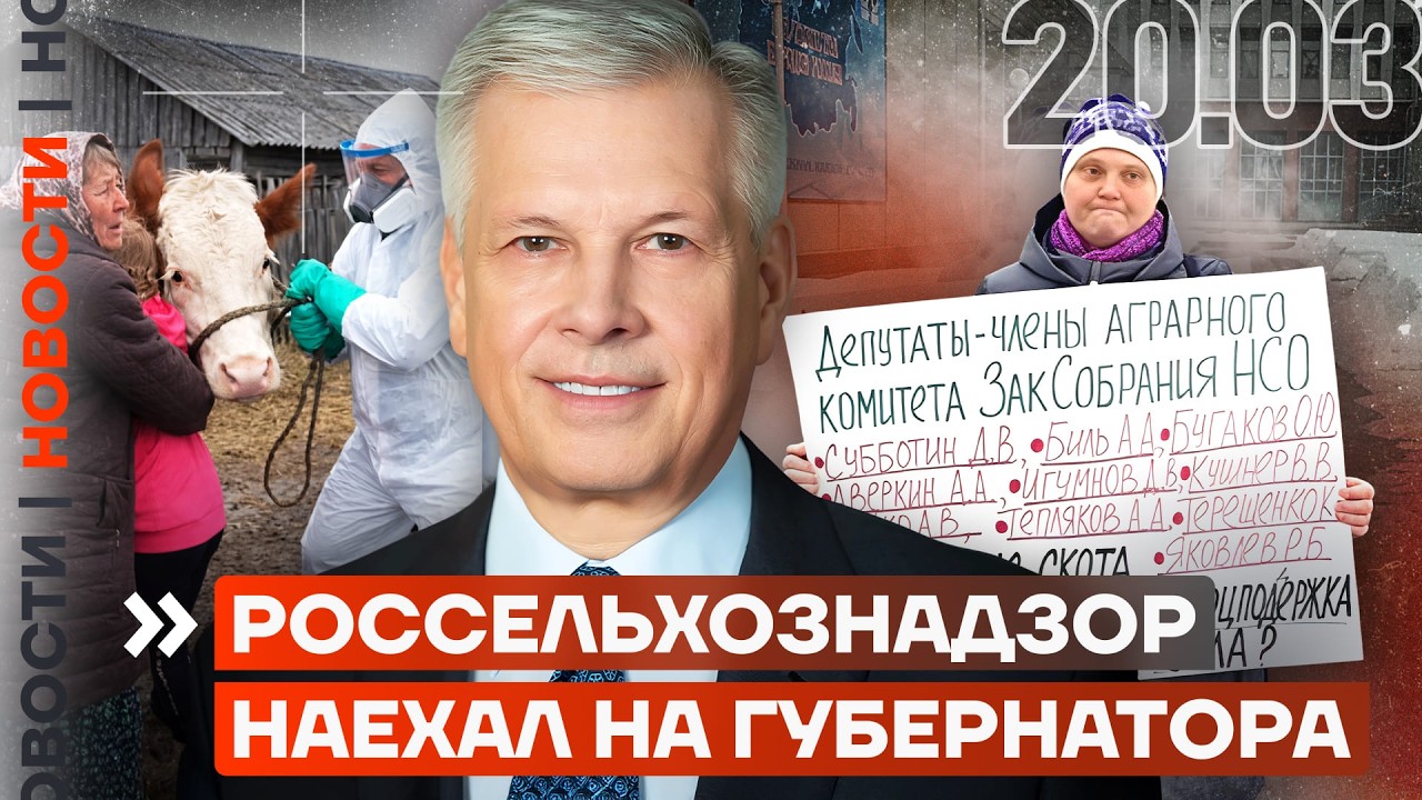 РОССЕЛЬХОЗНАДЗОР НАЕХАЛ НА ГУБЕРНАТОРА | ВЗРЫВ НА МЕТАЛЛУРГИЧЕСКОМ КОМБИНАТЕ | НОВОСТИ