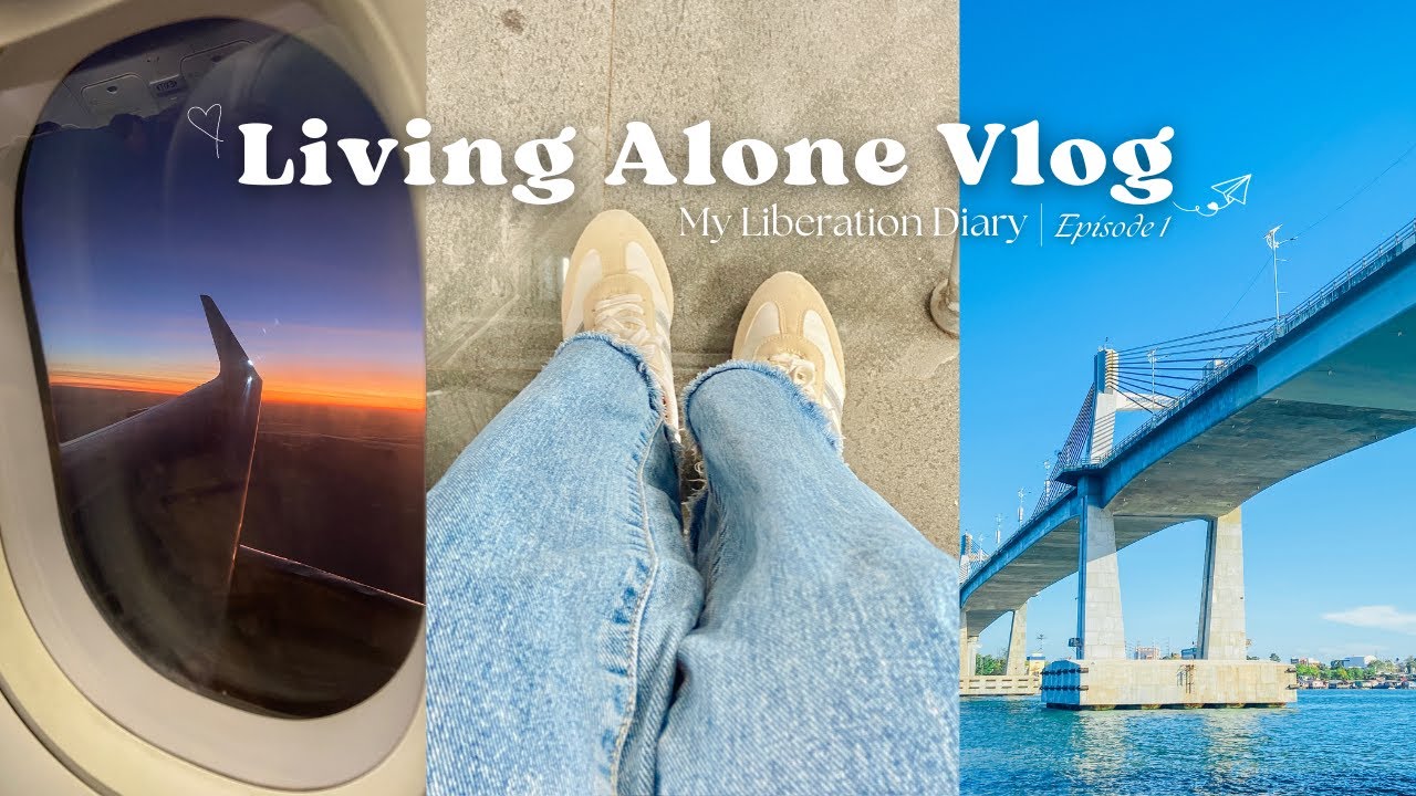 Living Alone Vlog | moving in a new city 📦 exploring ✈️ starting anew 🎀