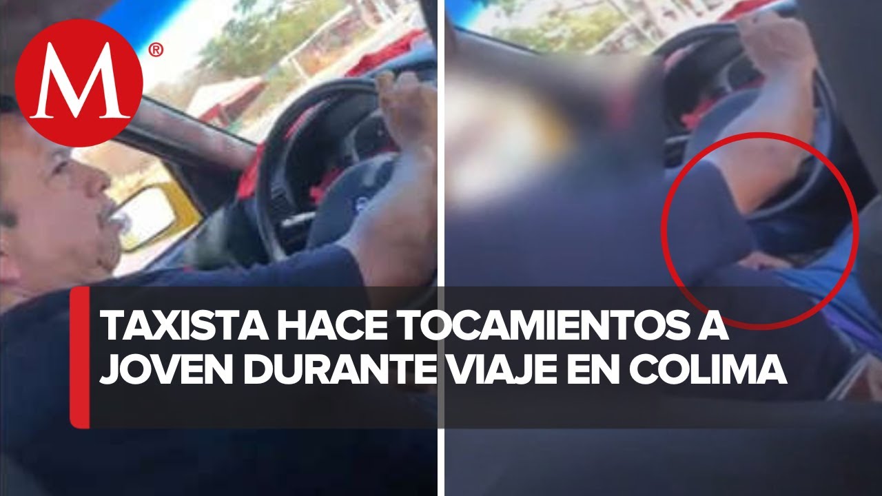 Retiran gafete y licencia a taxista que acosó a mujer en Colima