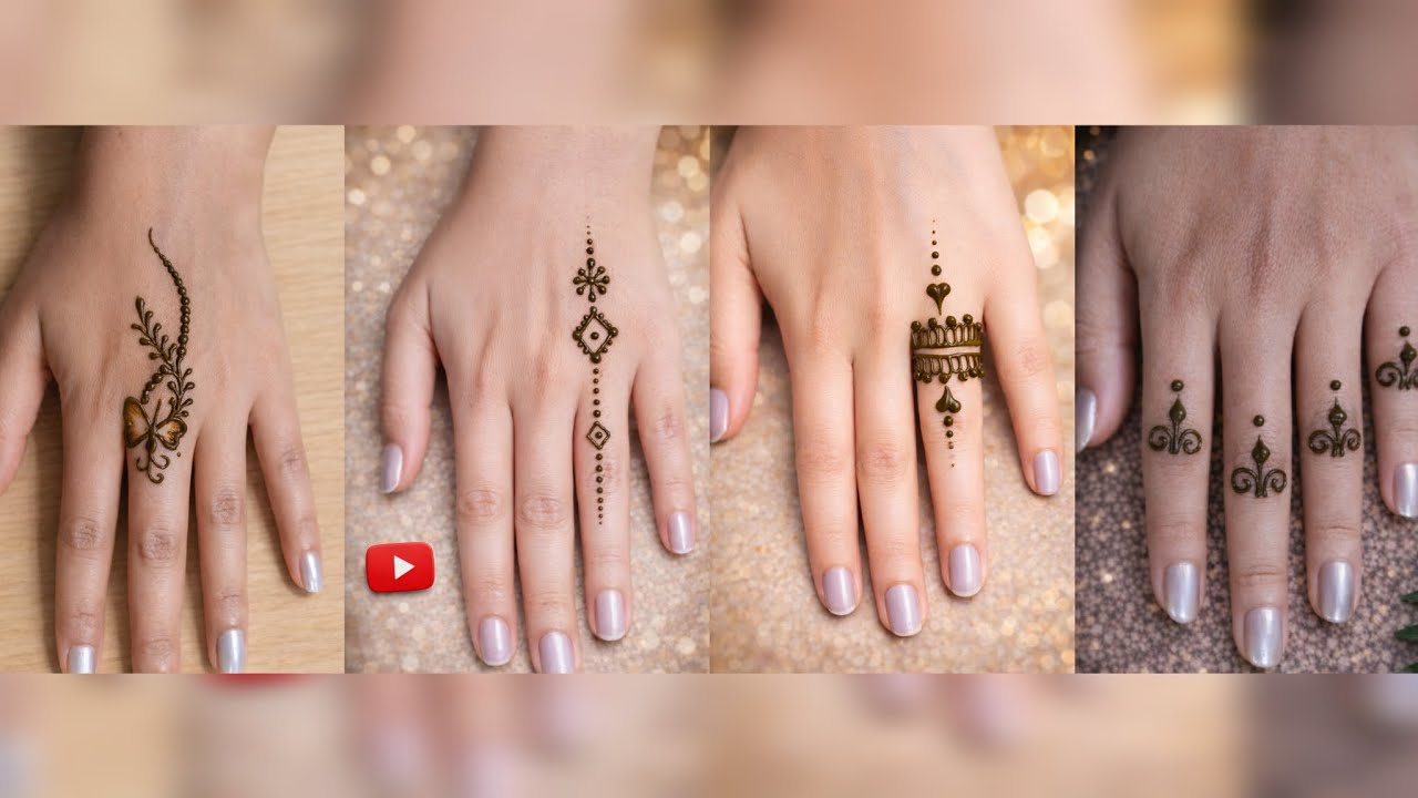 Beautiful Mehndi Tattoo Designs// Simple Mehndi Design 🌿🥰#mehndi #video #hennadesign #letestvideo. .
