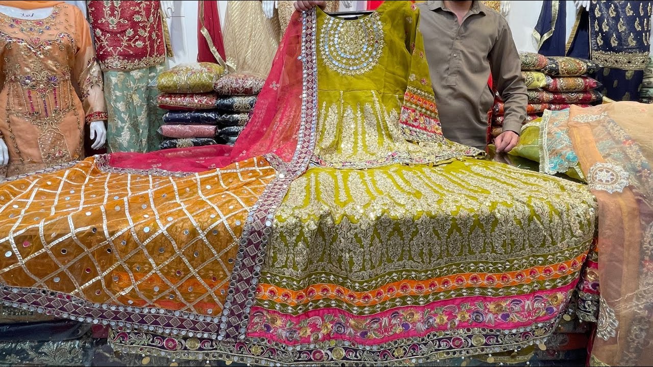 Pakistani Designers Party Wear Maxi Dress Rawalpindi-Wedding Wear Maxi Dress_Maria B Fancy Partywear