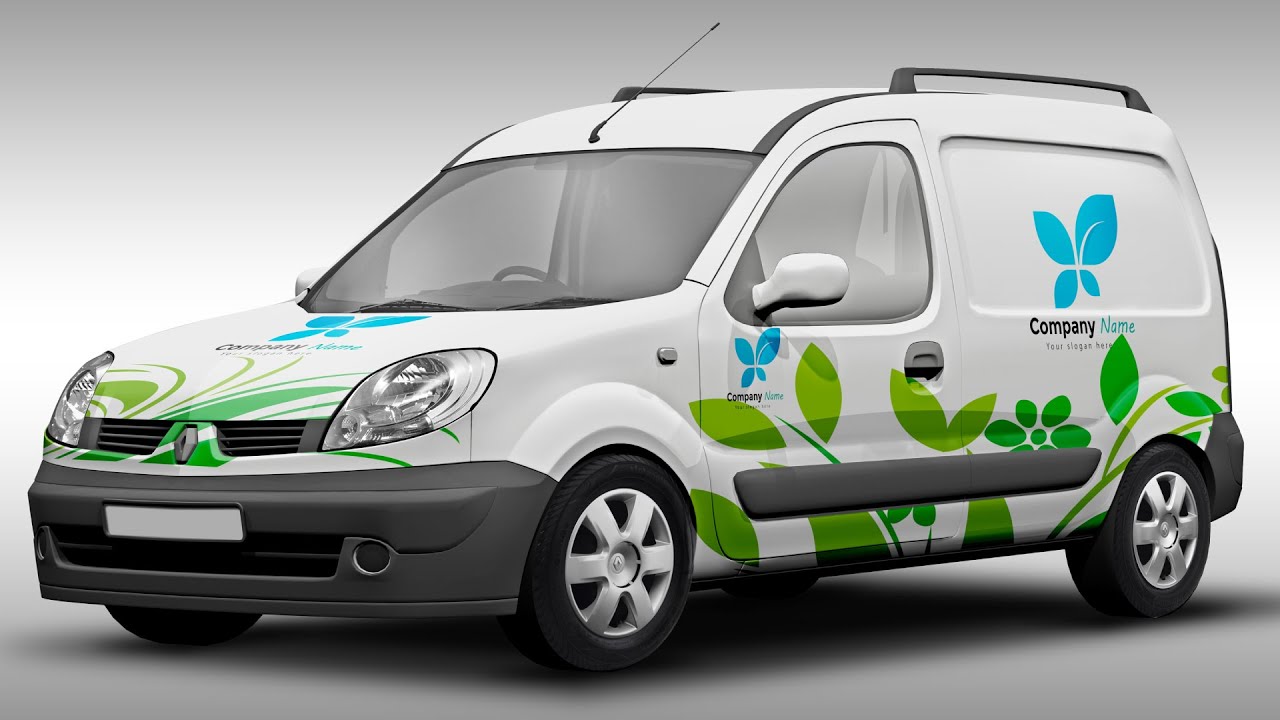 Vehicle Wrap Design in Illustrator and Photoshop cc | Car Wrap design | Van Wrap Design