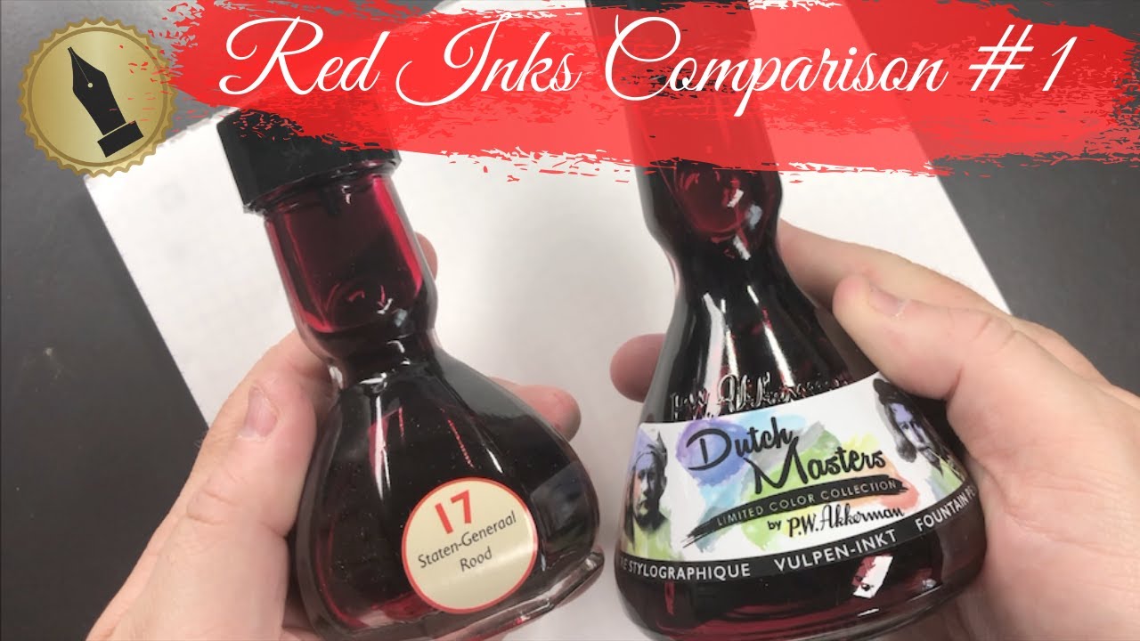 Red Inks Comparison #1