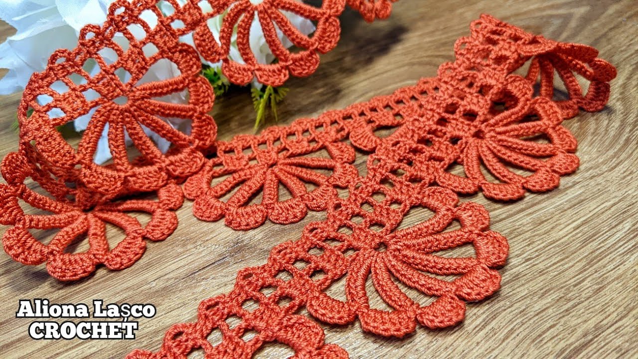 DANTELĂ croșetată manual/ Hand crocheted LACE/ El tığ işi DANTEL/ КАЙМА- ручная работа/ MasterClass