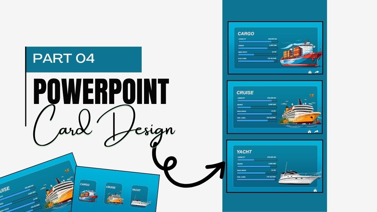PowerPoint Presentation । Card Design Series। #Part 04 । Morph । Tutorial ।TechEmonizer