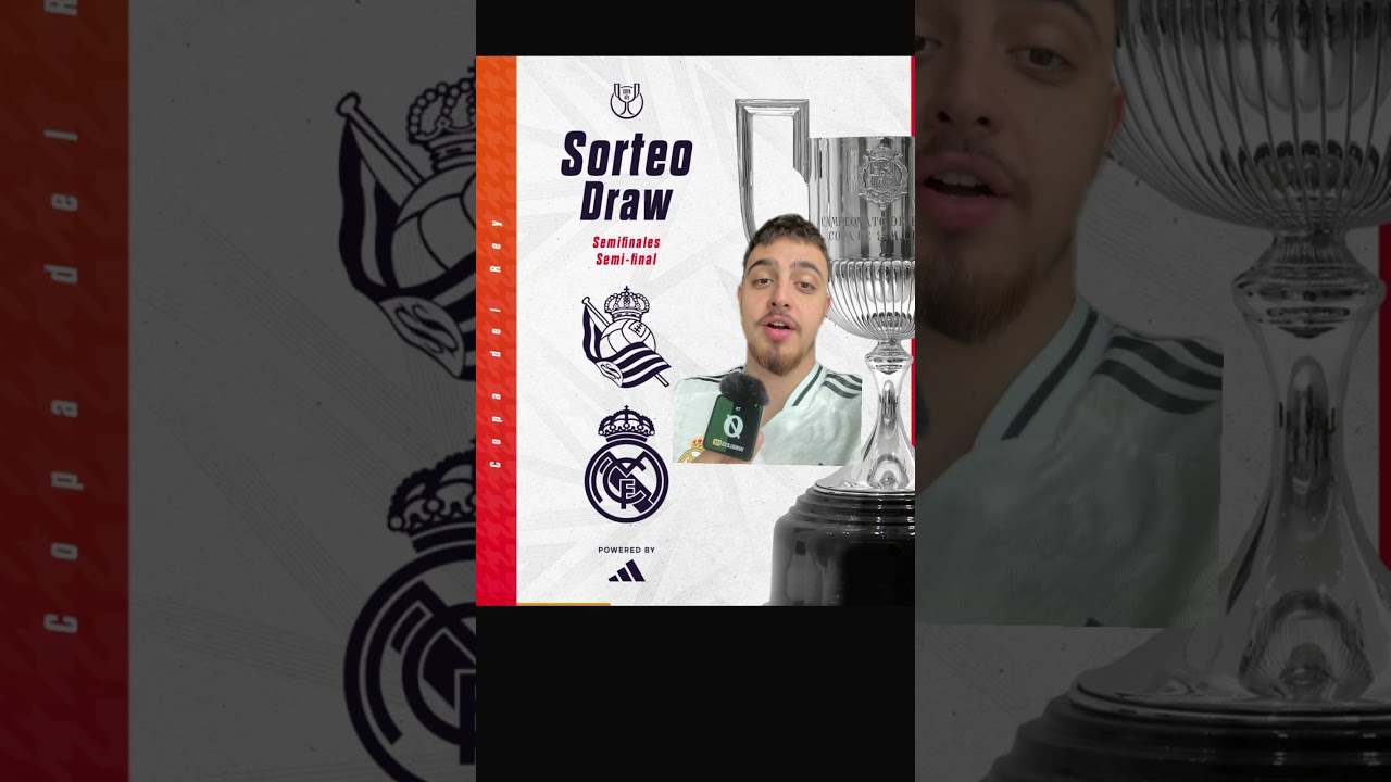 Real Madrid o intalneste pe Sociedad in semifinalele cupei regelui #fy #realmadrid #halamadrid #reel