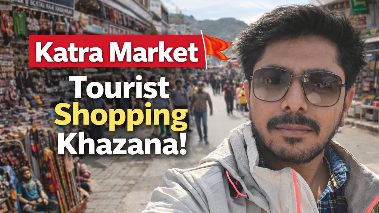 Katra Market Tour 🛍️ | Mata Vaishno Devi Yatra Shopping | Full Market Walk | Ghumne Ka Diwana