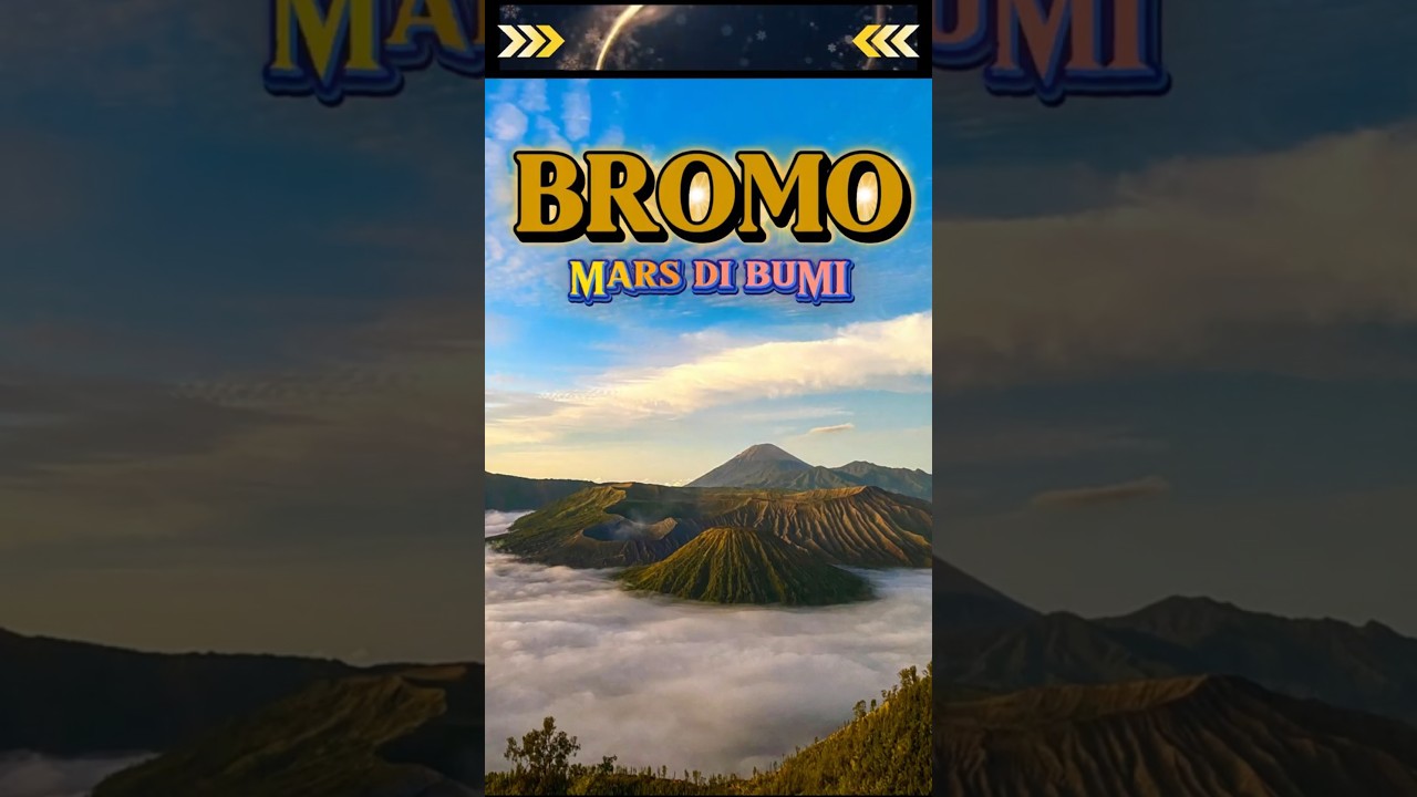 GUNUNG BROMO : Satu-satunya Tempat Mirip Mars di Bumi! 🚀