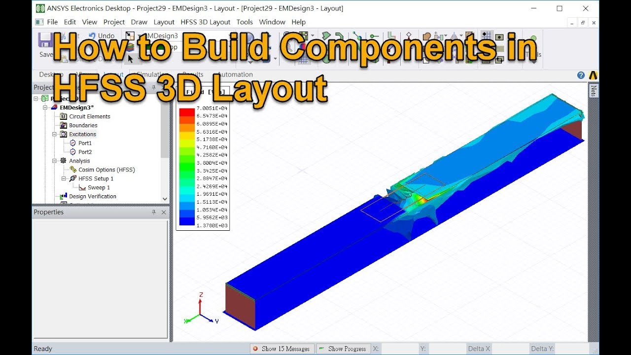 How to Build Components in HFSS 3D Layout