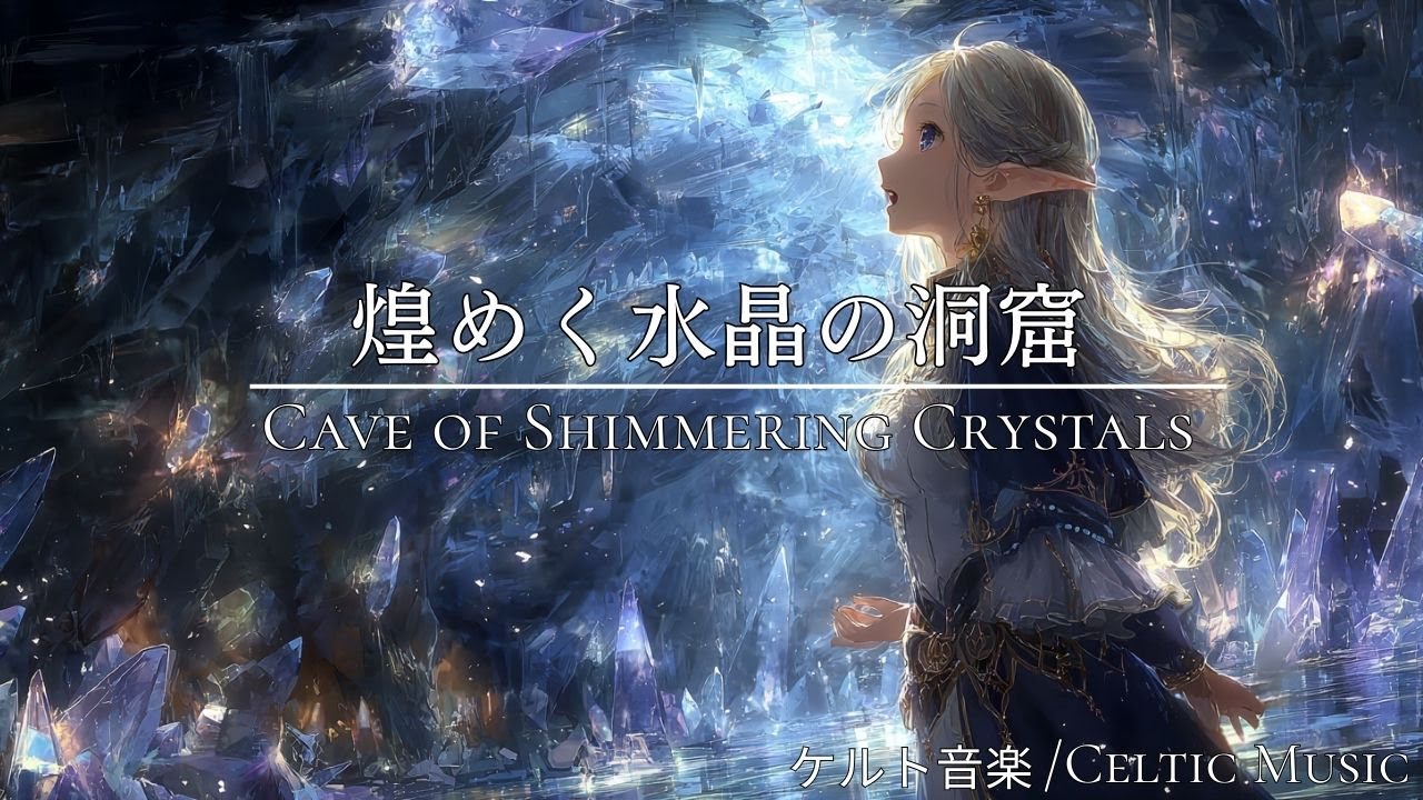 【ケルト音楽】煌めく水晶の洞窟/作業用/勉強用/睡眠用