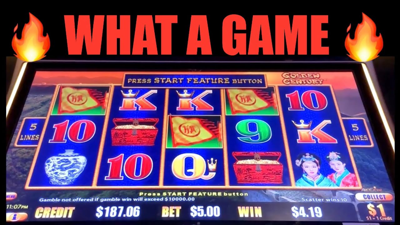 🔥 WHAT A GAME 🔥 GOLDEN CENTURY DRAGON LINK SLOT MACHINE 🎰 POKIE WINS 