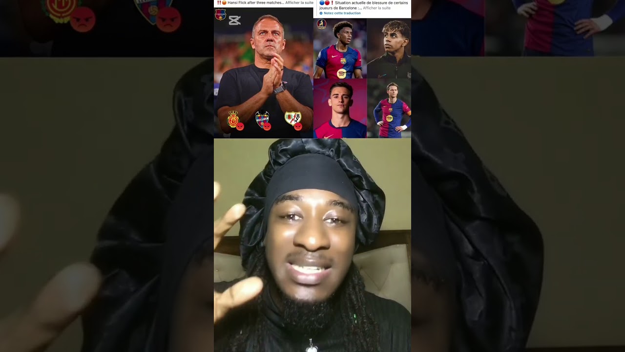 Hansi flick et très en colère contre barça 🤷🏾‍♂️🥰 les informations sur barça 