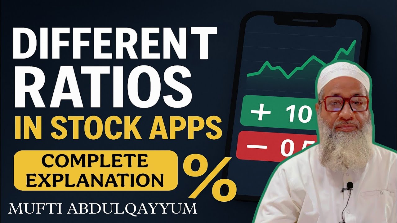 DIFFERENT RATIOS IN STOCK APPS (COMPLETE EXPLANATION AND ANSWER) By: MUFTI HAKIM ABDULQAYYUM JAIPURI