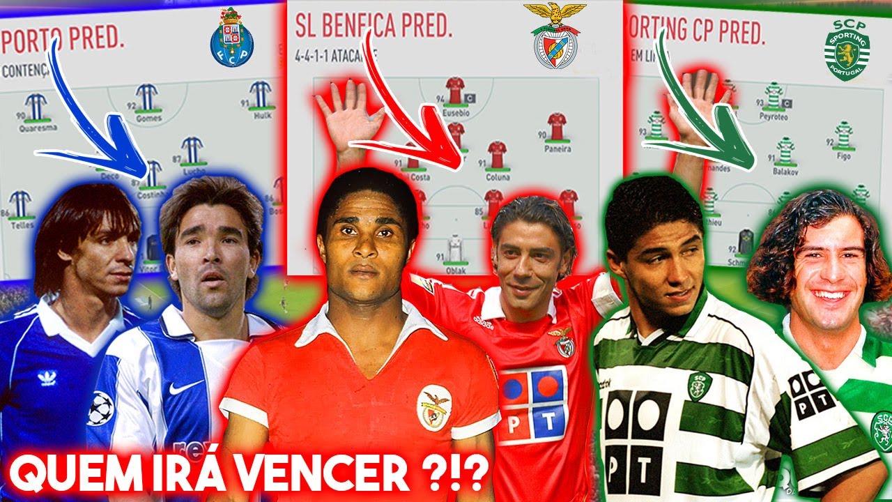 E SE AS LENDAS VOLTASSEM AO BENFICA , FC PORTO E SPORTING !! QUEM VENCERIA?!?! FIFA 20
