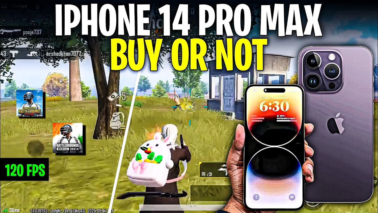 iPhone 14 Pro Max for PUBG/BGMI Gaming in 2025 | Buy or Not