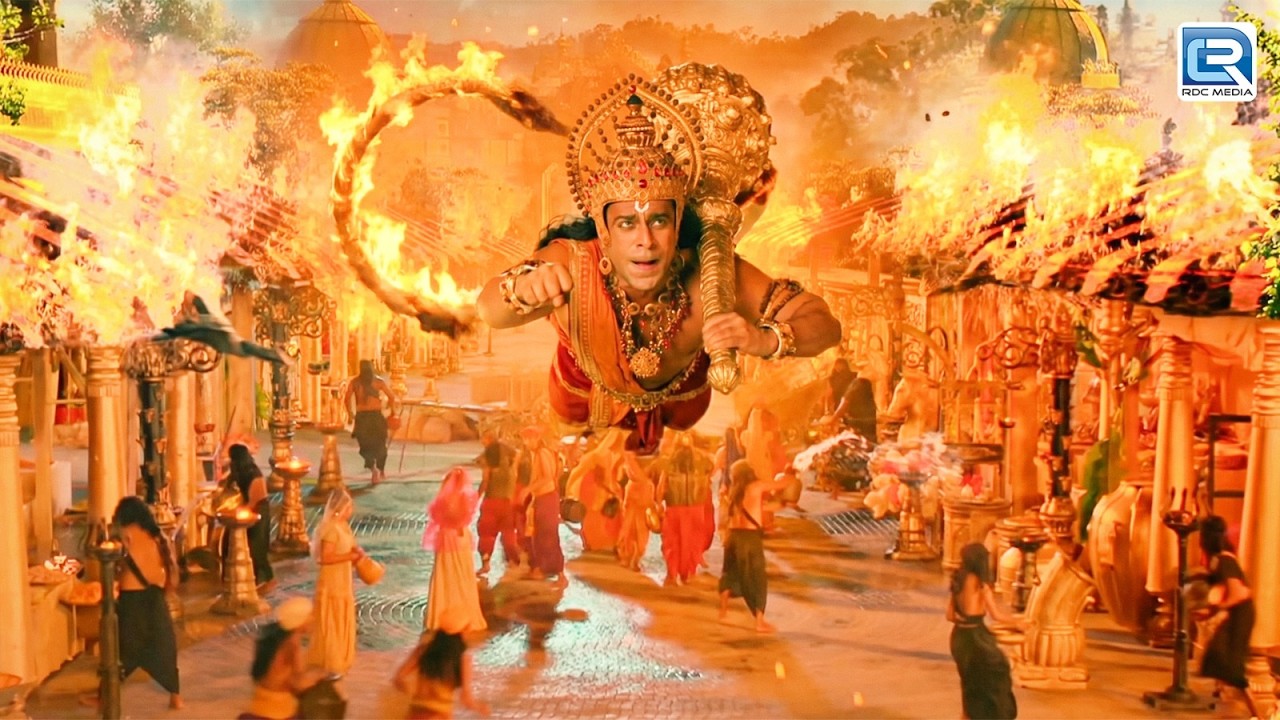 देखिए कैसे हनुमान जी ने लंका को किया अग्नि समर्पित | Shrimadramayan | New Episode