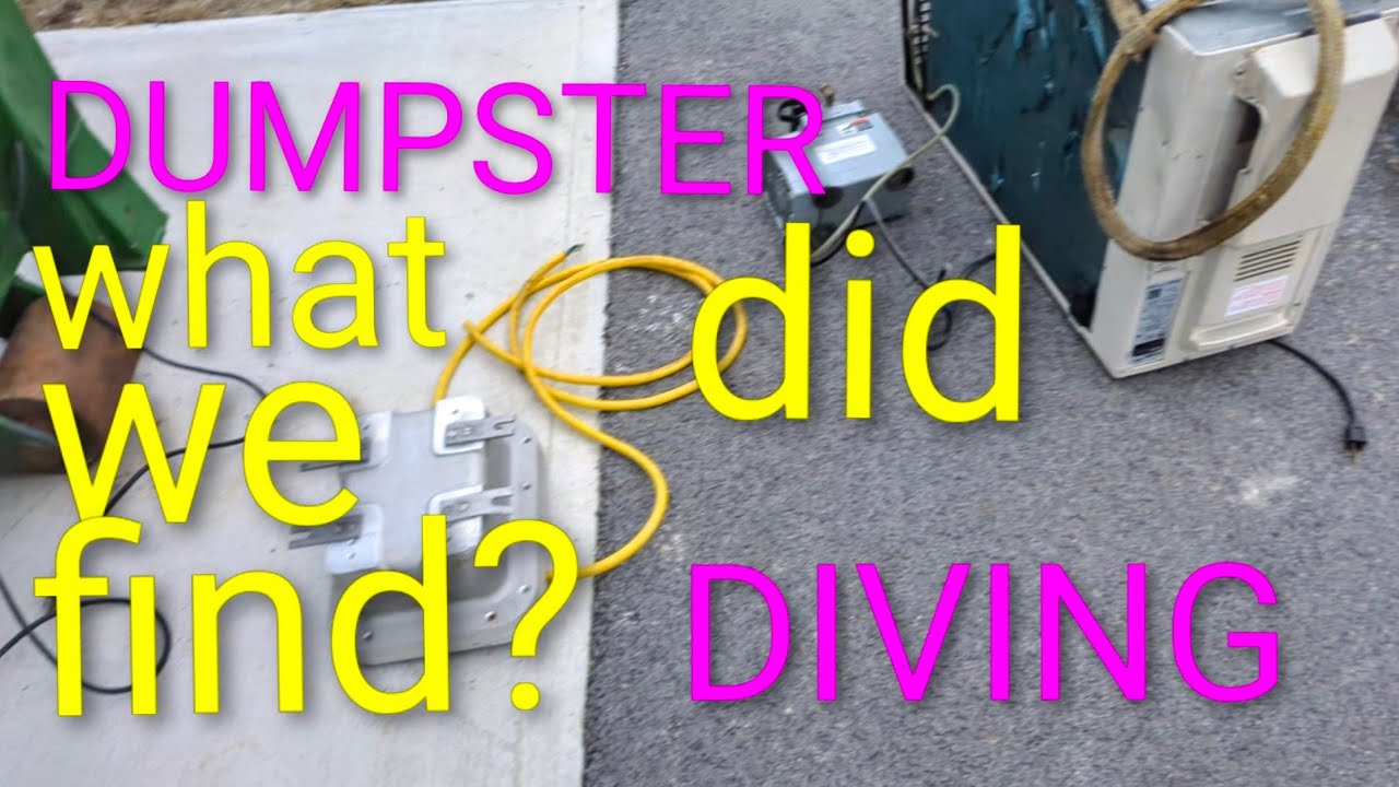 Let's go Dumpster Diving 