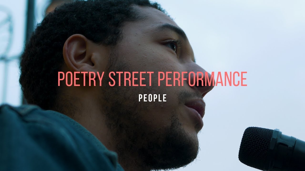 Poetry street performance | PEOPLE