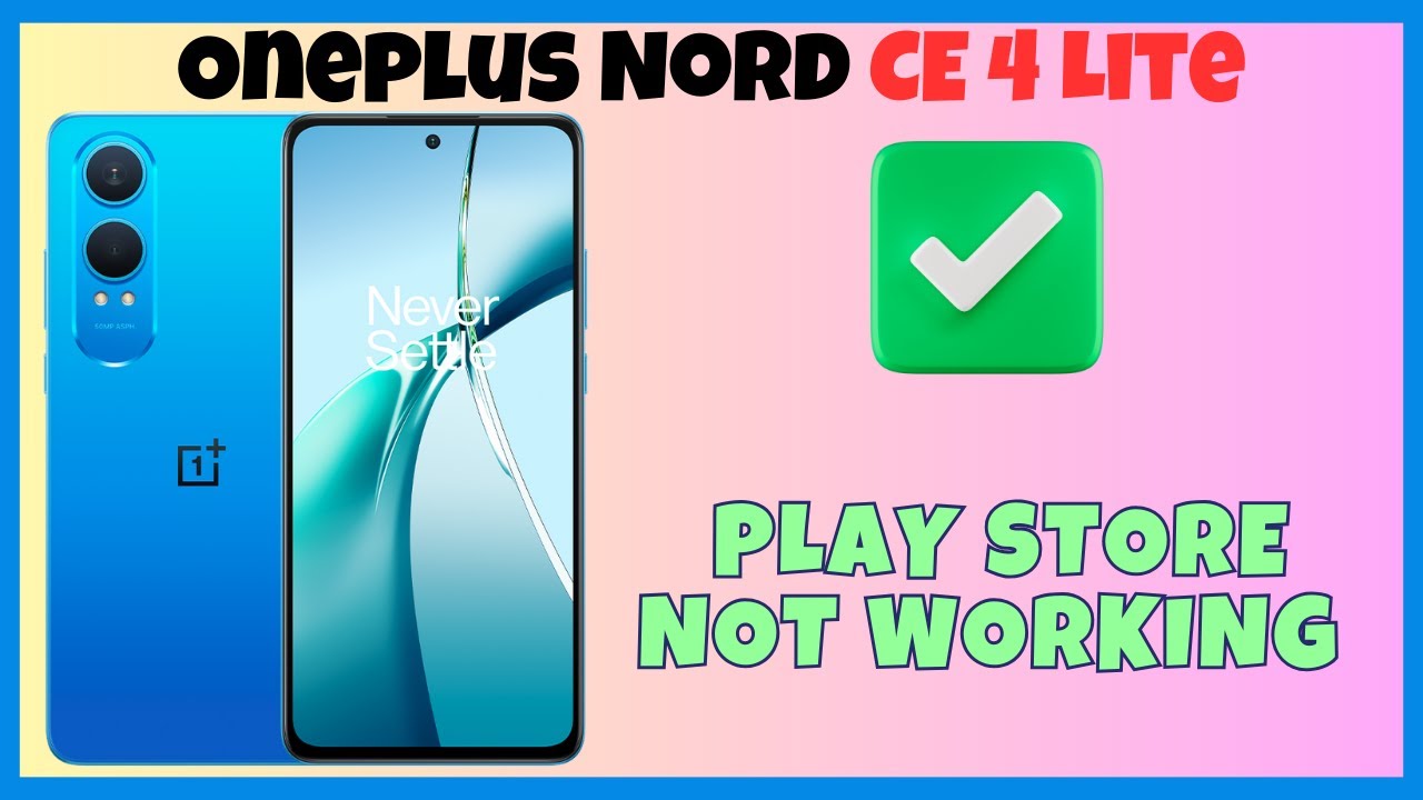 Play Store not working / playstore not downloading apps Oneplus Nord CE 4 Lite