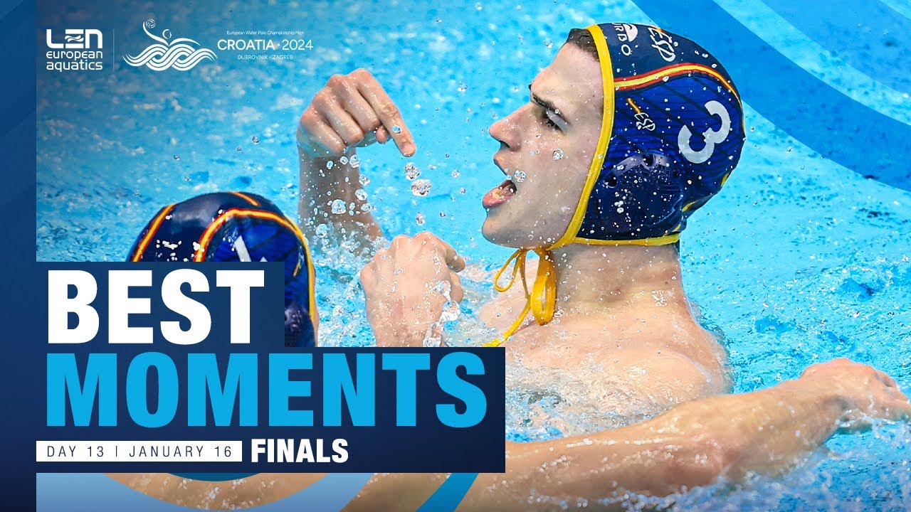 Granados, Perrone and More | Best Moments: Men&rsquo;s Final | European Water Polo Championships 2024