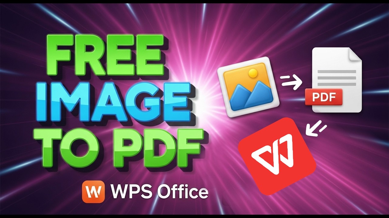 How to Convert Any Image to PDF for FREE With WPS Office