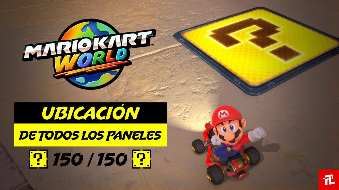 🧩 Ubicación y Localización Todos los Paneles ? en Mario Kart World - GUIA Collecionables Modo Libre