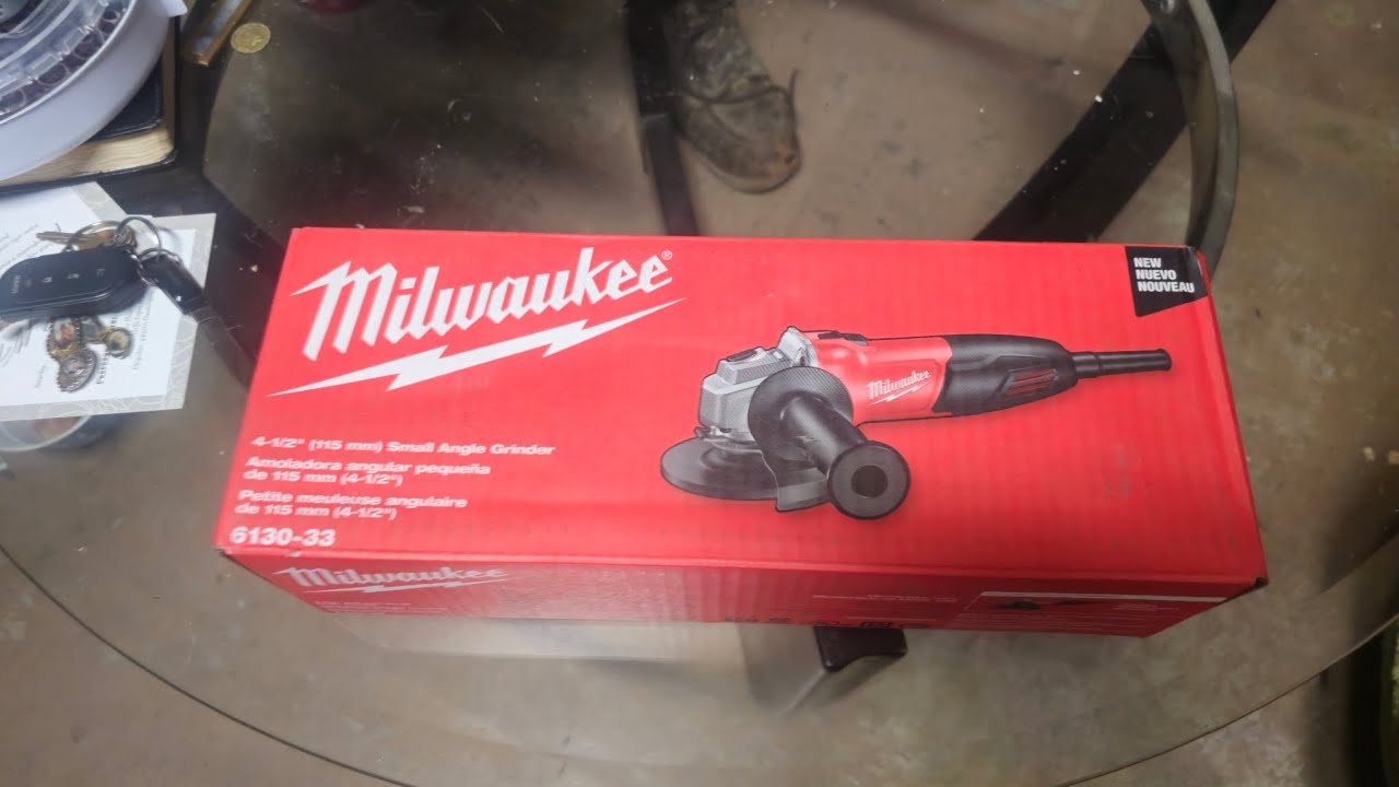 Milwaukee 4 1/2 in. Angle grinder safety tips and review #toolsafety #toolreviews #toolshop