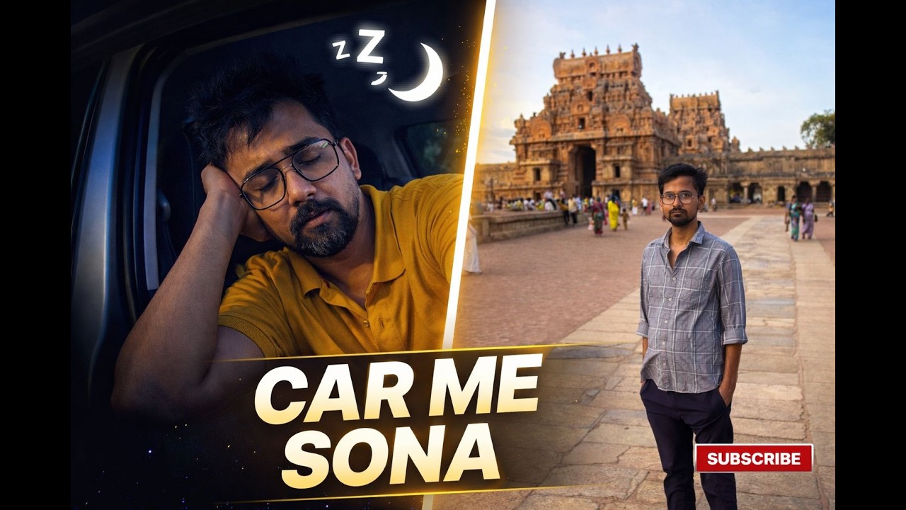 CAR ME SONA, TOLL PE KHANA 😳 | Brihadeshwar Temple | Madurai Journey | South India Road Trip Vlog