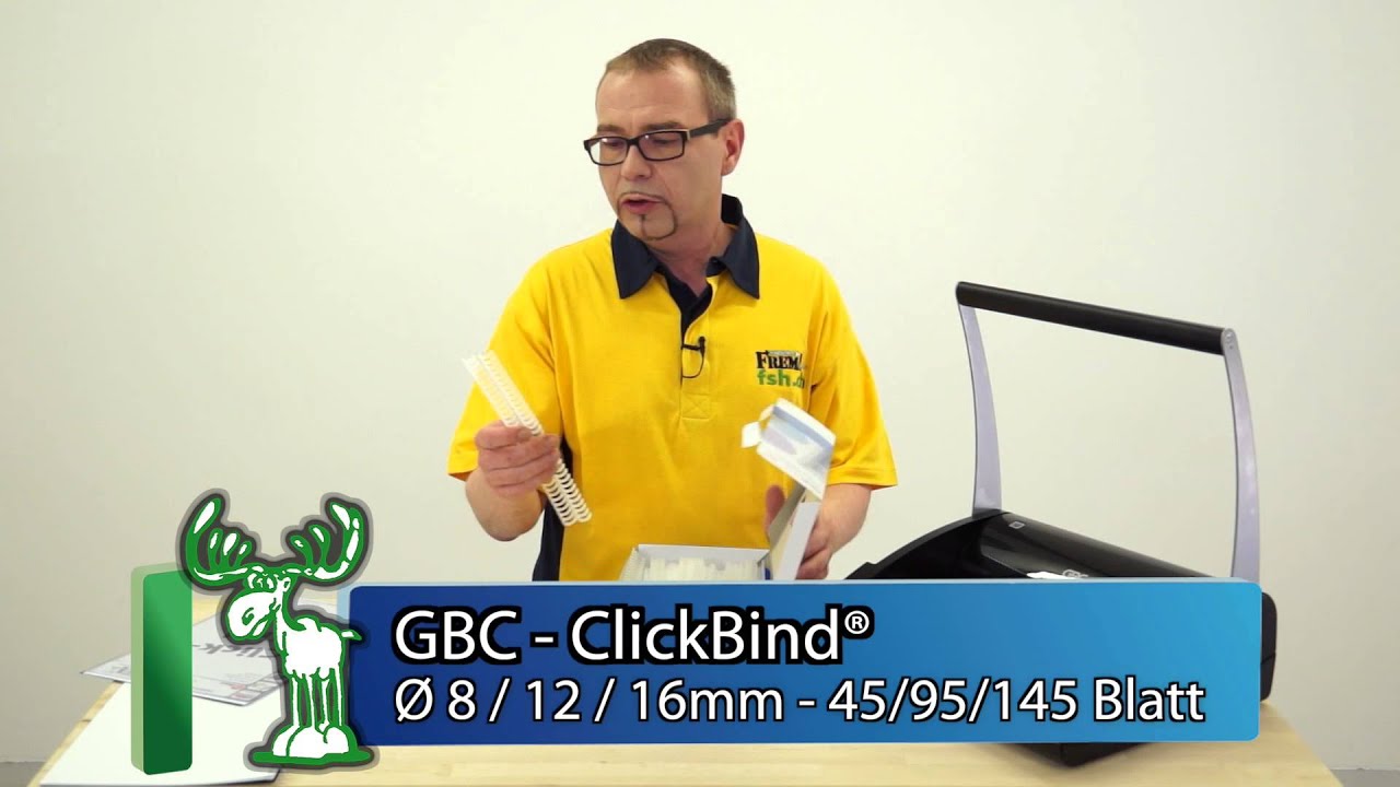 GBC ClickBind® C150 - HowTo