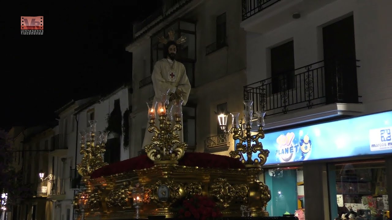 Vía Crucis Cautivo y Salud. 4K. Plaza Carmen Abela. Viernes de Dolores. Ronda 2025