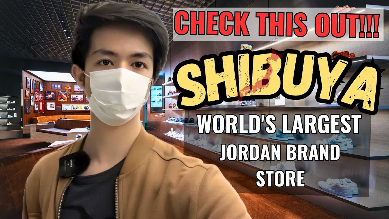 THE LARGEST JORDAN STORE WORLD OF FLIGHT SHIBUYA IN TOKYO, JAPAN.