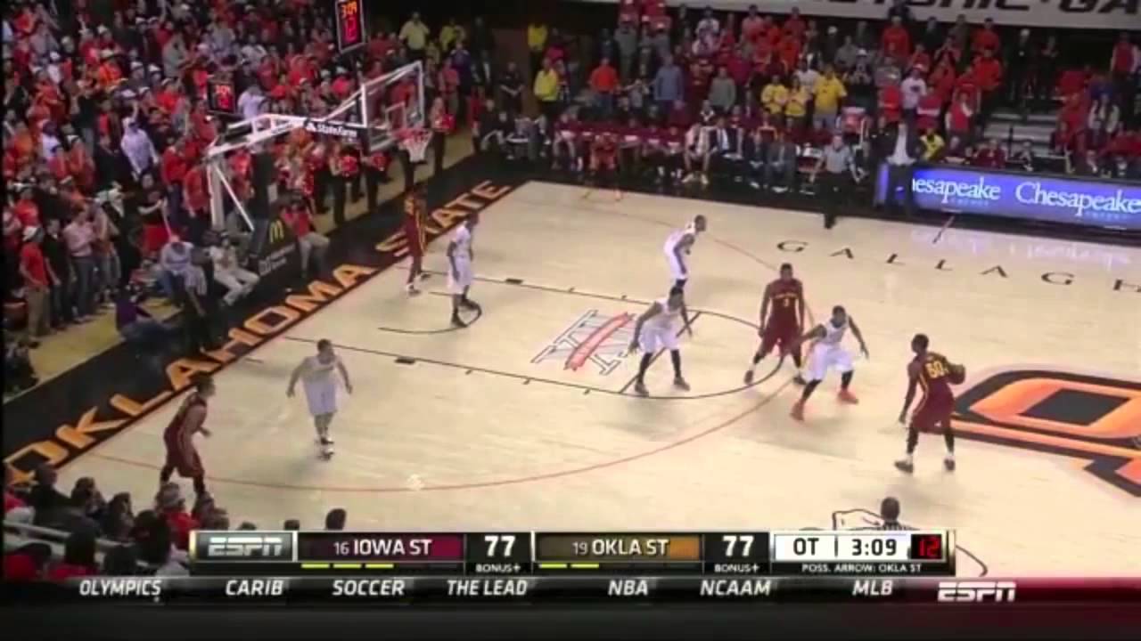 Iowa State 98, Oklahoma State 97 (3OT)