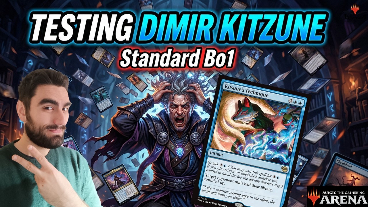 TESTING DIMIR KITZUNE Standard Bo1 #mtgarena #magic #mtgita #magicthegathering