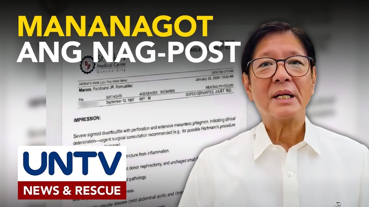 PNP-ACG, tinutunton ang nagpost ng pekeng medical bulletin ni PBBM; sharers, posibleng managot din