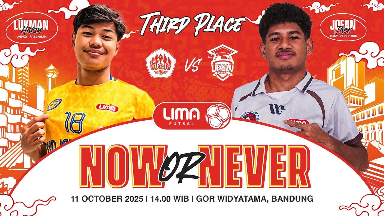 THIRD PLACE UNPAD vs UKSW | LIMA FUTSAL 2025 | Oct 11