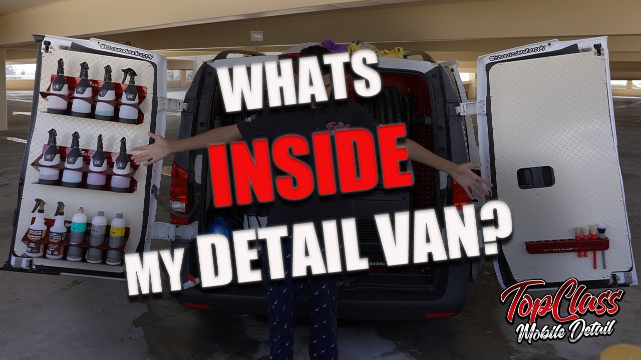 (NEW)  WHATS INSIDE MY DETAILING VAN! - TOPCLASS DETAIL