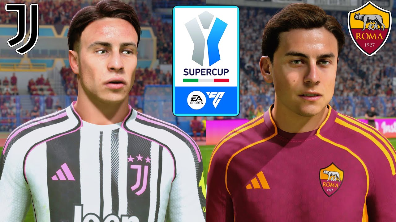 JUVENTUS vs ROMA | ITALIA SUPERCUP | EA SPORTS FC 26 (PS5) | FINAL 