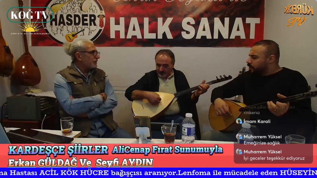 Ses Sanatçısı Seyfi AYDIN  Konuğu ses sanatçısı  Erkan GÜLDAĞ