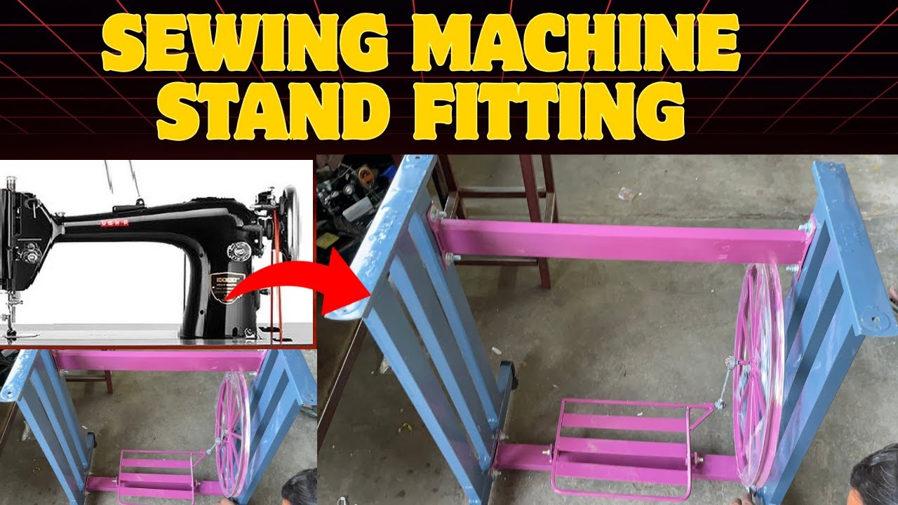 sewing machine stand fitting | best video stand fitting #standfitting #machinetechguru 
