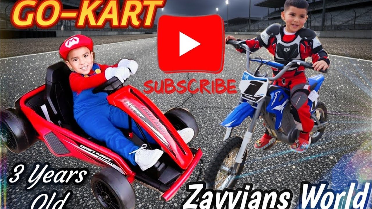 NEW Go-kart & Electric Dirt Bike "3 Years Old" 