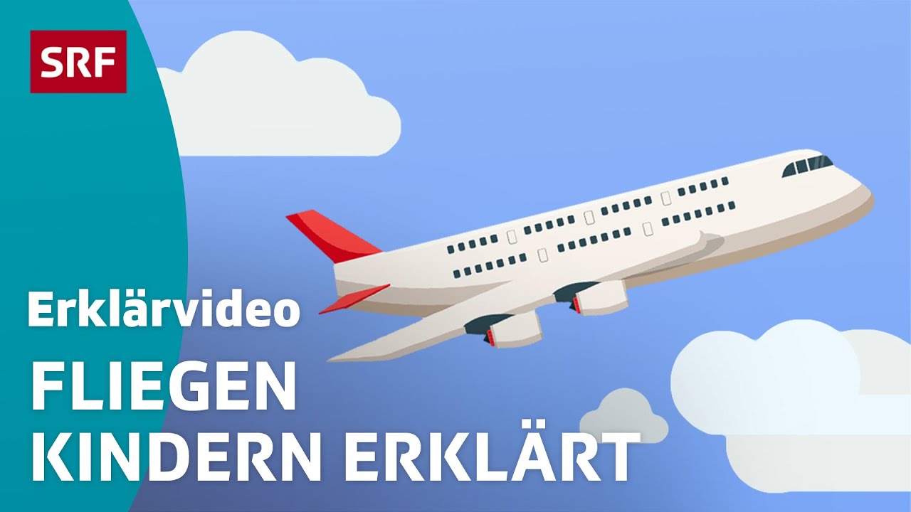 Wie fliegt ein Flugzeug? &ndash; einfach erkl&auml;rt | Kindervideos | SRF Kids