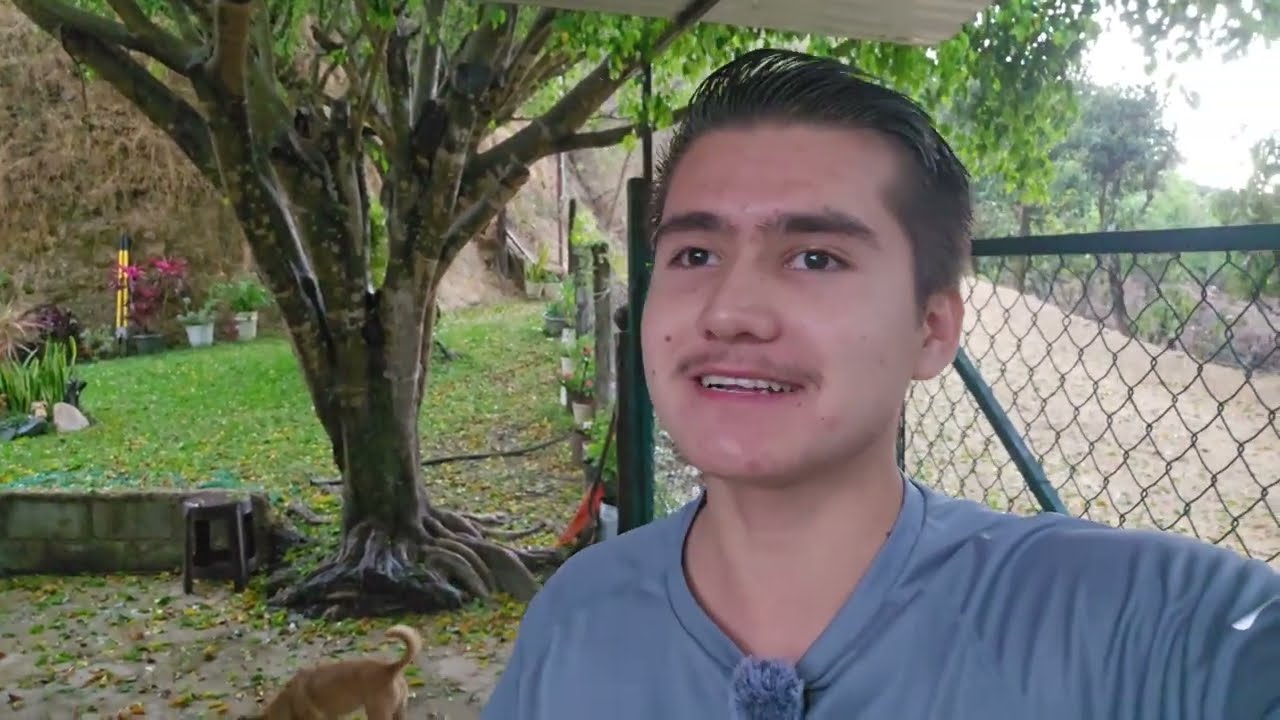 Nos acaba de caer una granizera en el rancho 