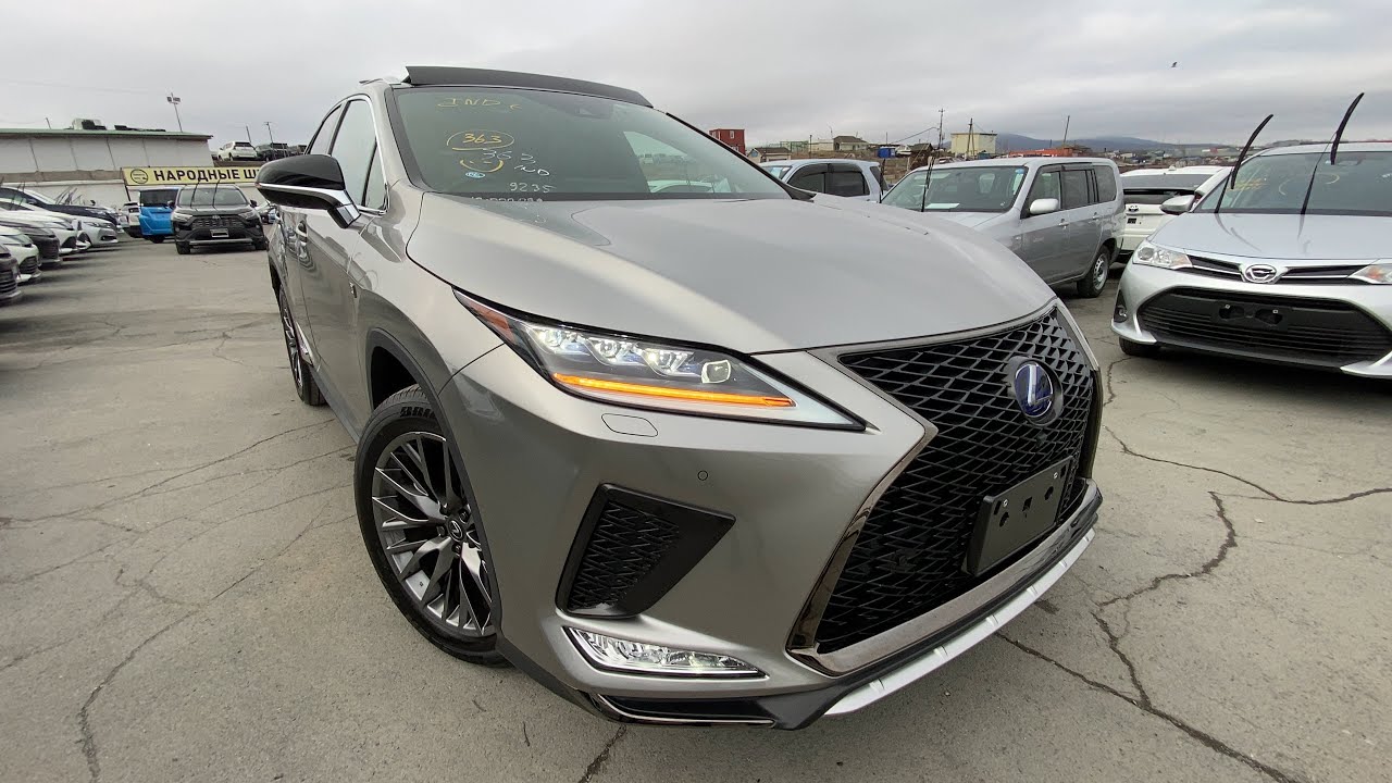 LEXUS RX450h 2019 F SPORT LUXURY 4WD GYL25 3500cc 5A 19km SONIC TITANIUM