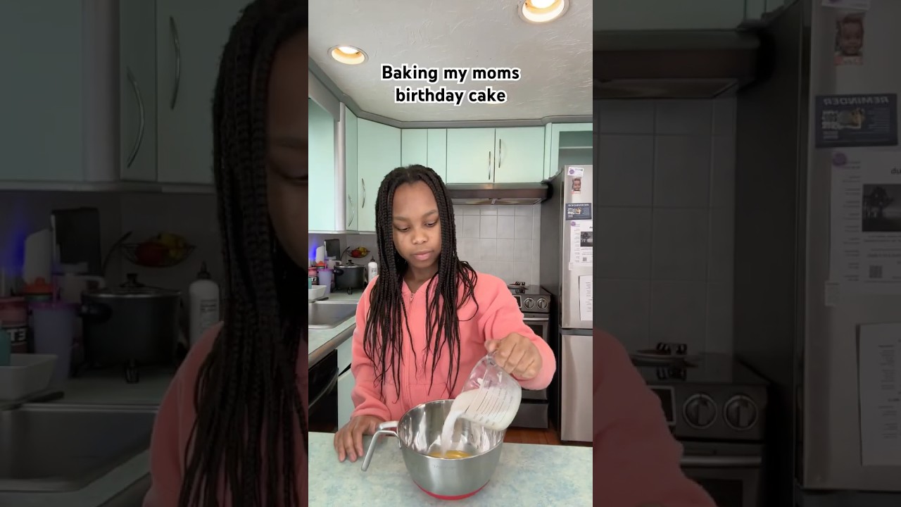 Baking allergy friendly cake 