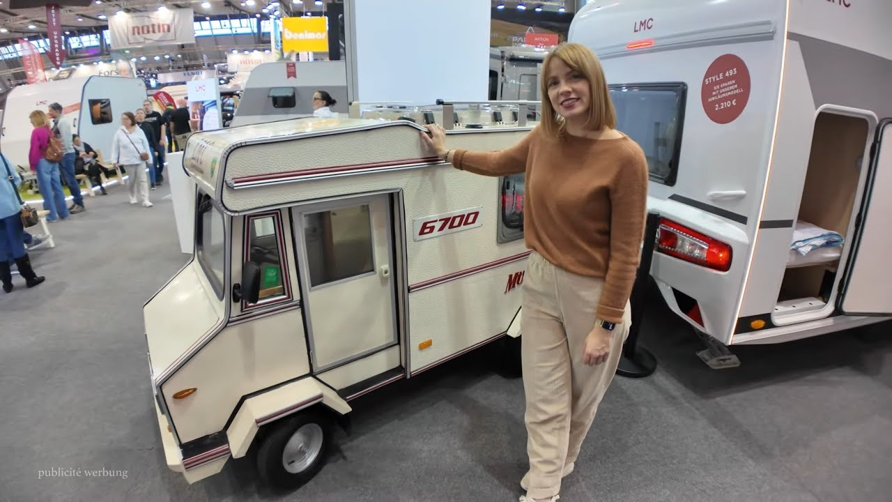 Das KLEINSTE ECHTE WOHNMOBIL der Welt mitten durch die Messe CMT 2025