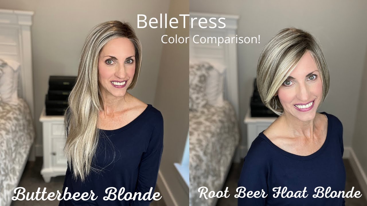 BelleTress Color Comparison Butterbeer Blonde & Root Beer Float Blonde!