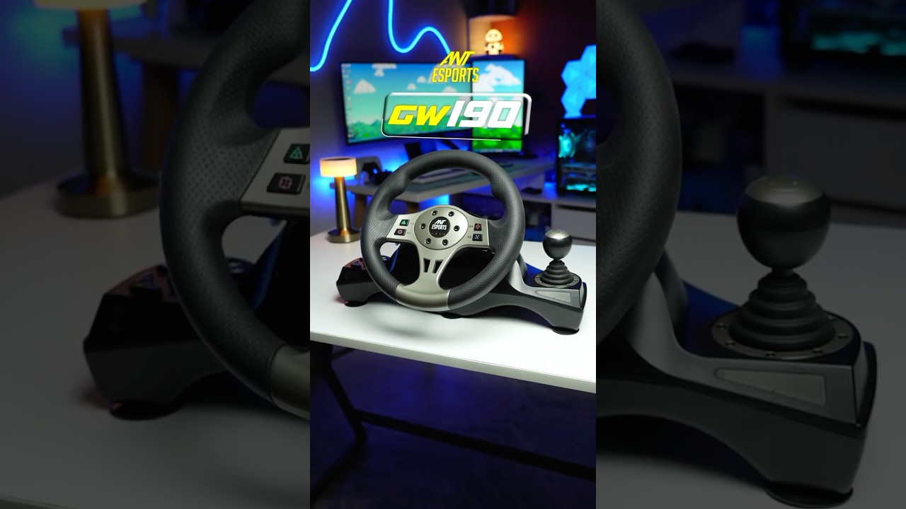 Best Budget Racing Wheel ? ANT ESPORTS GW190 @AntEsports #antesports #racingwheel #steeringwheel