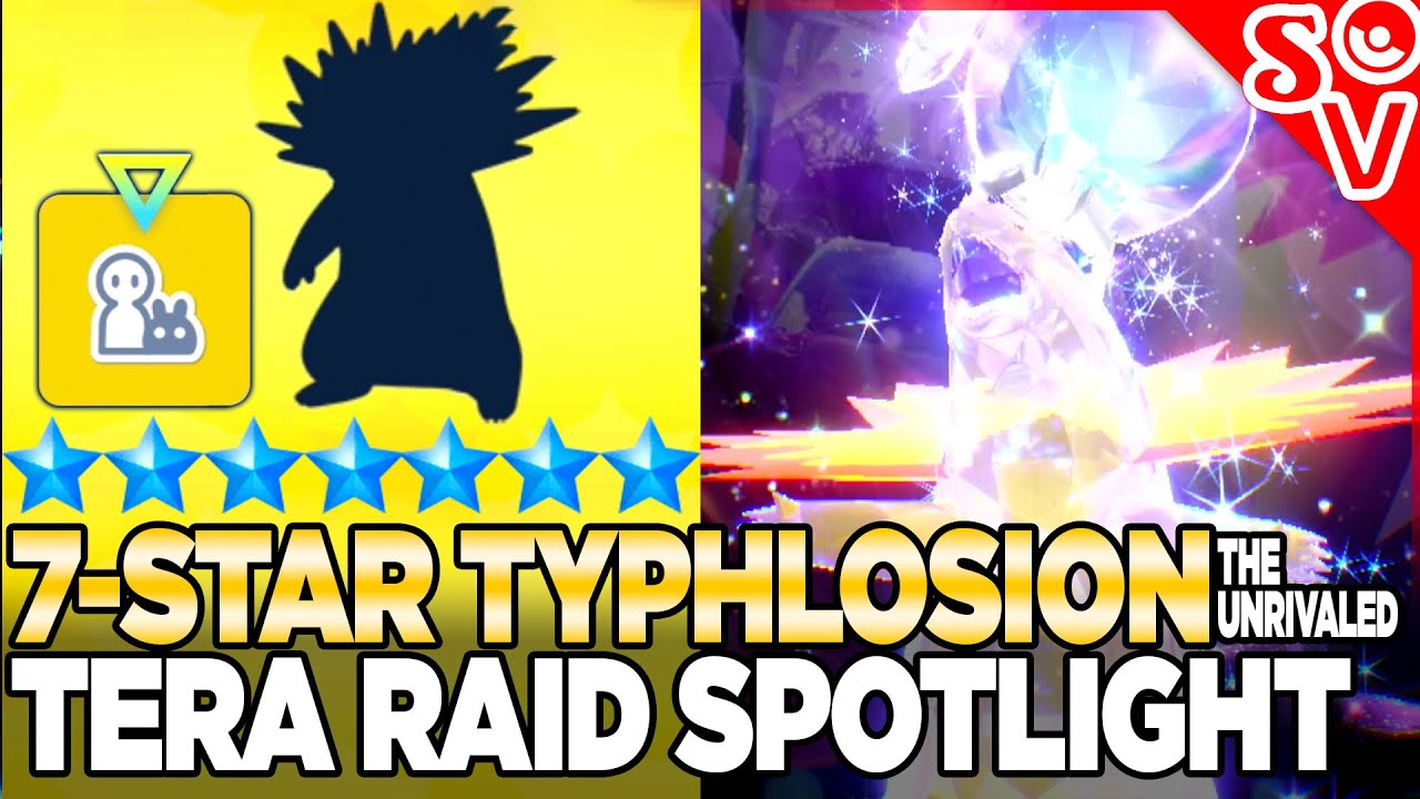 7-Star Mini-Mark Typhlosion *OVER* Tera Raid Spotlight in Pokemon Scarlet and Violet
