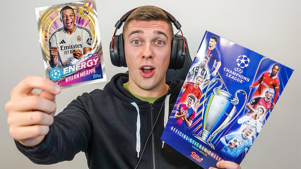 OTVARAM NOVE NOGOMETNE SLIČICE LIGE PRVAKA ! *mbappe u paketiću*
