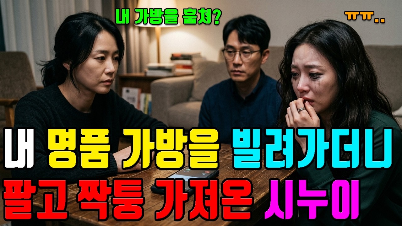 내 명품 가방을 빌려가더니 팔고 짝퉁 가져온 시누이. ㅣ감동사연ㅣ오디오드라마ㅣ노후사연ㅣ